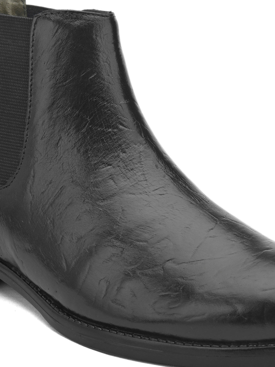 Men's black Chelsea boot