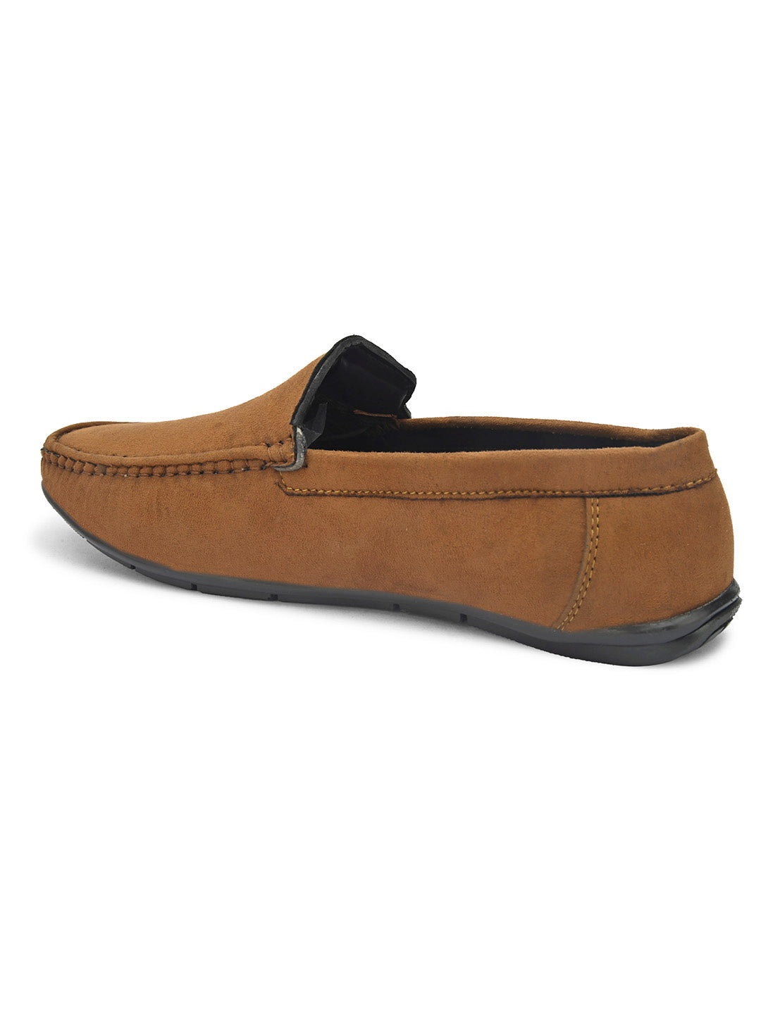 Men's tan brown suede casual loafer