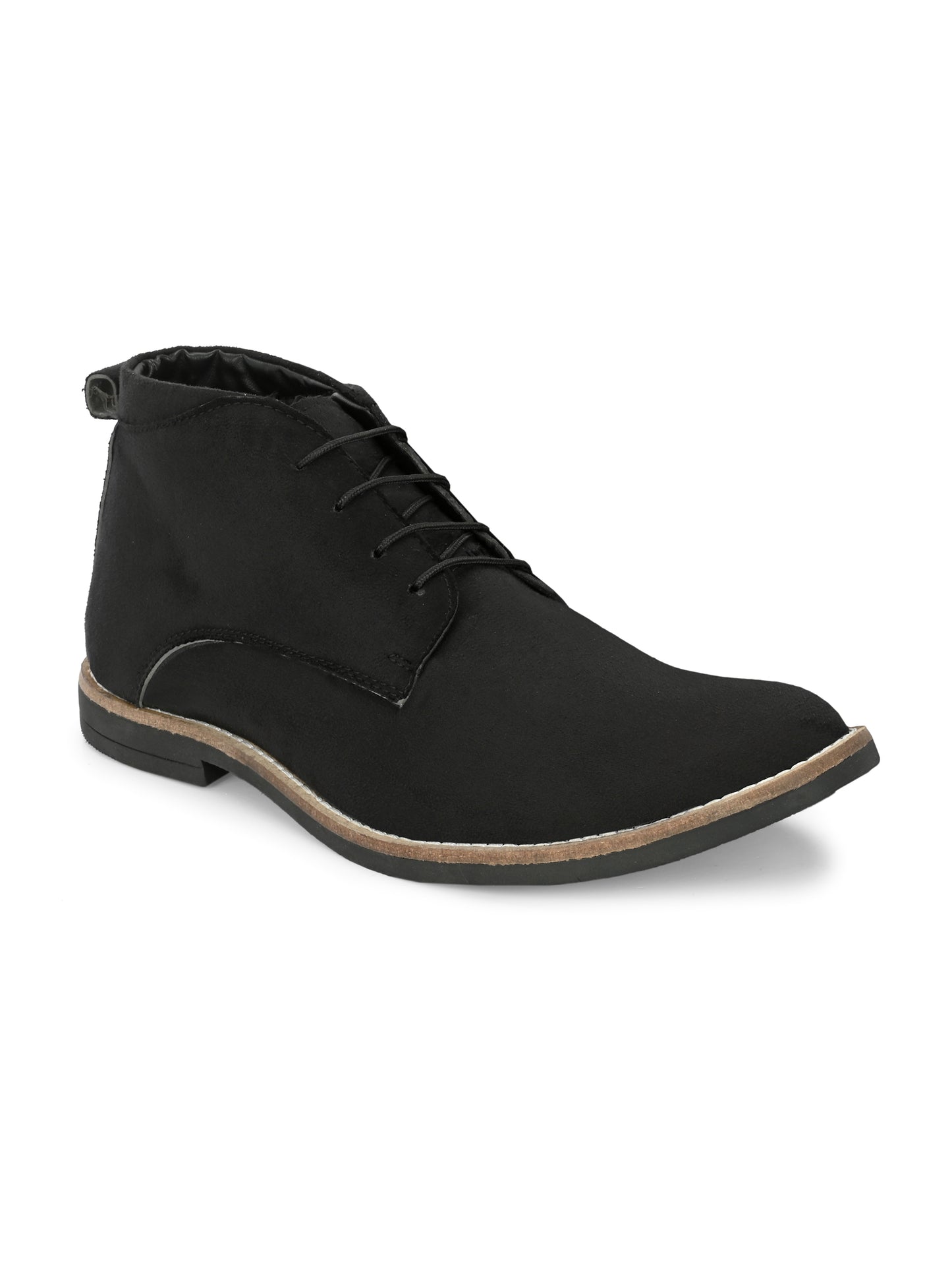 Men Black Suede Chukka Boots