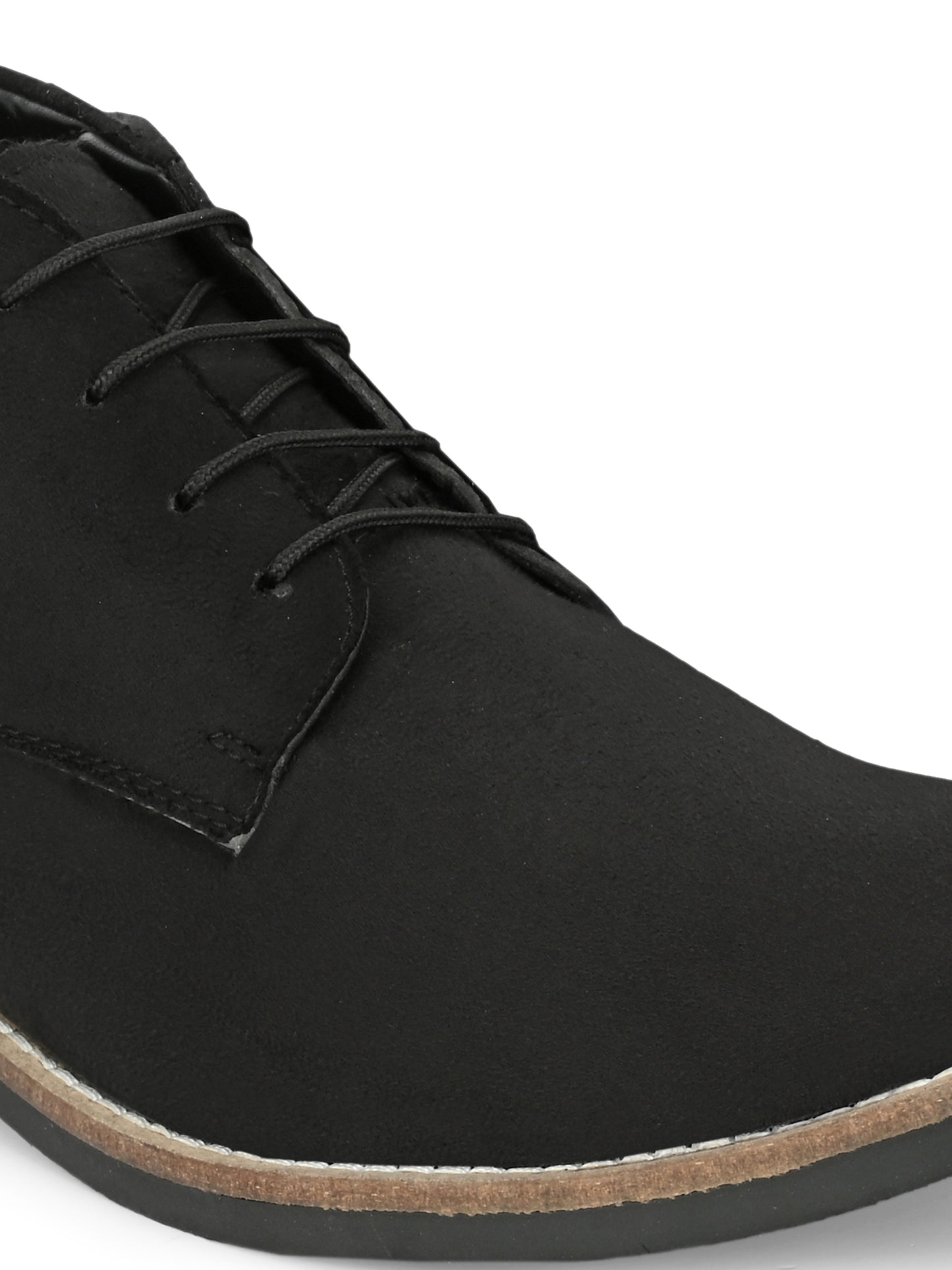 Men Black Suede Chukka Boots