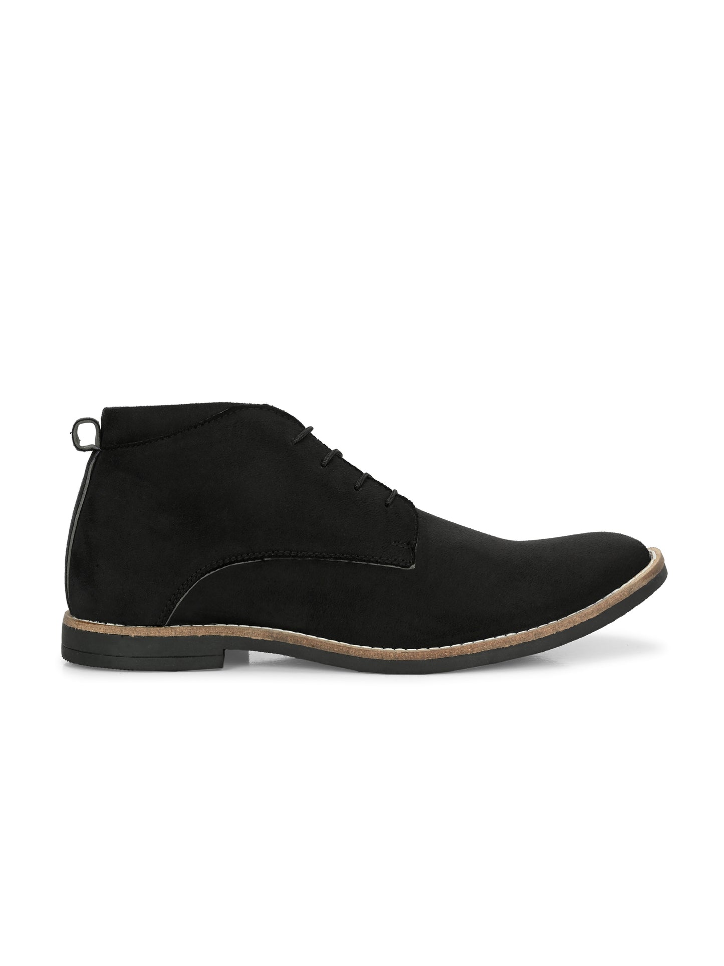 Men Black Suede Chukka Boots