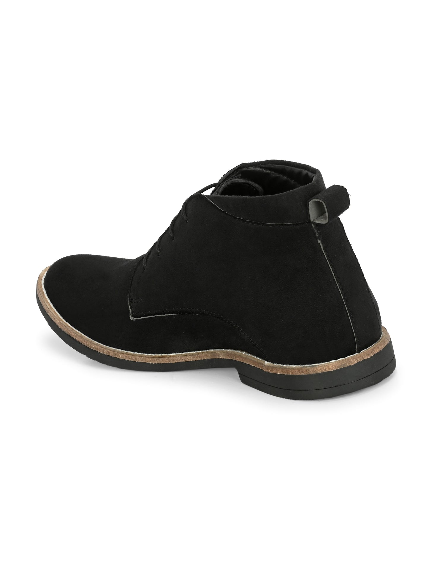 Men Black Suede Chukka Boots