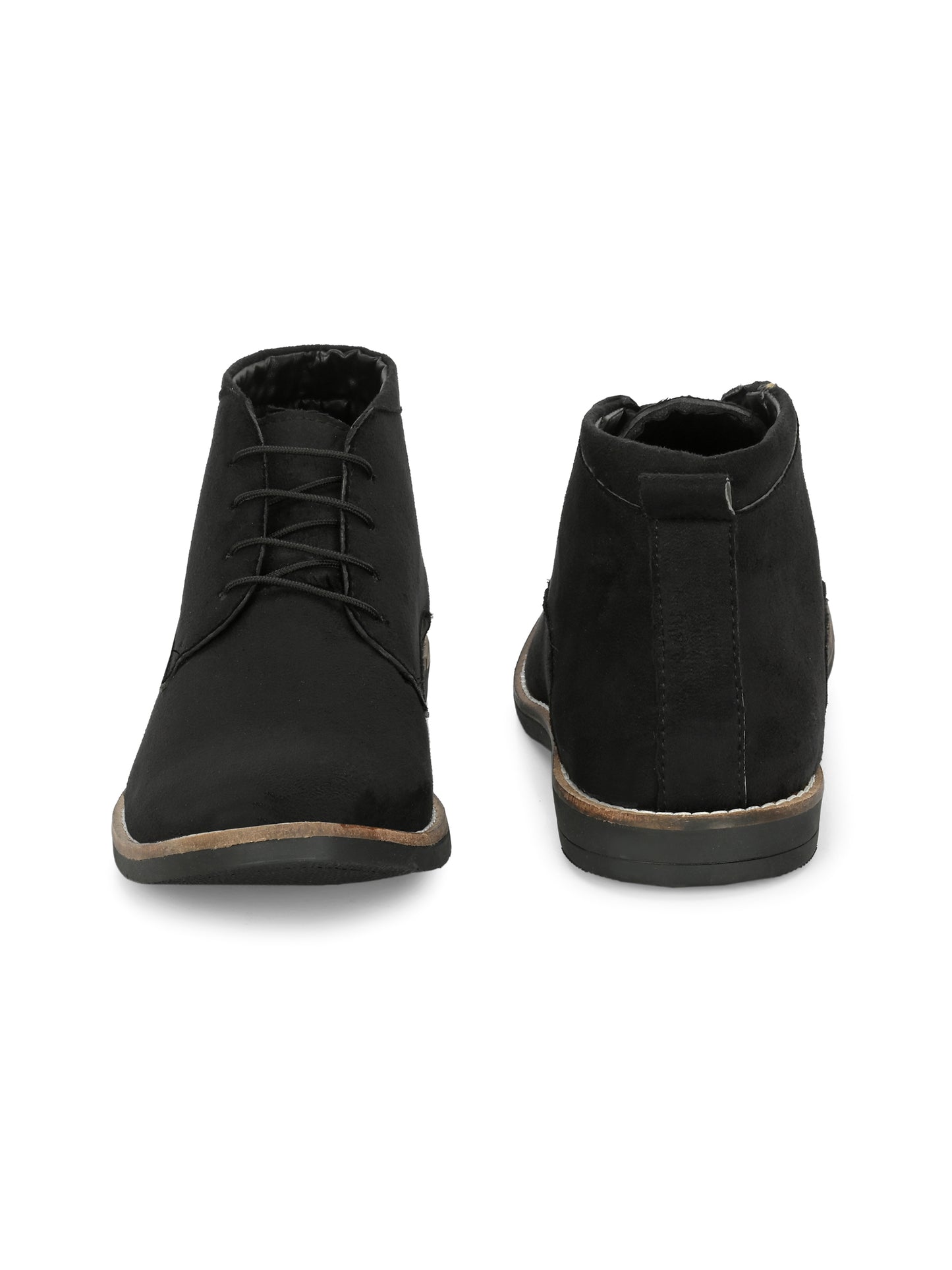 Men Black Suede Chukka Boots