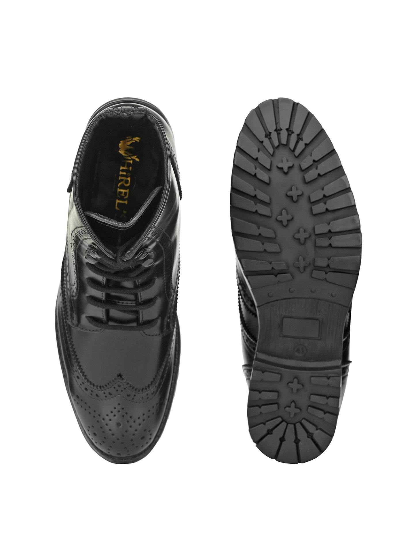 Men's Black High Ankle Boots