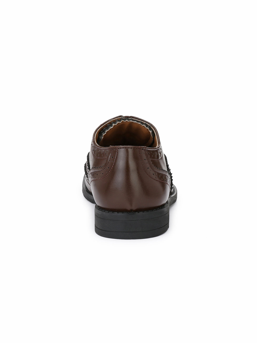 Men's Dark Brown Brogue Oxford Shoes