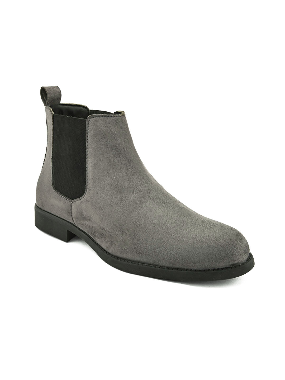 Men's Grey Suede Chelsea boots