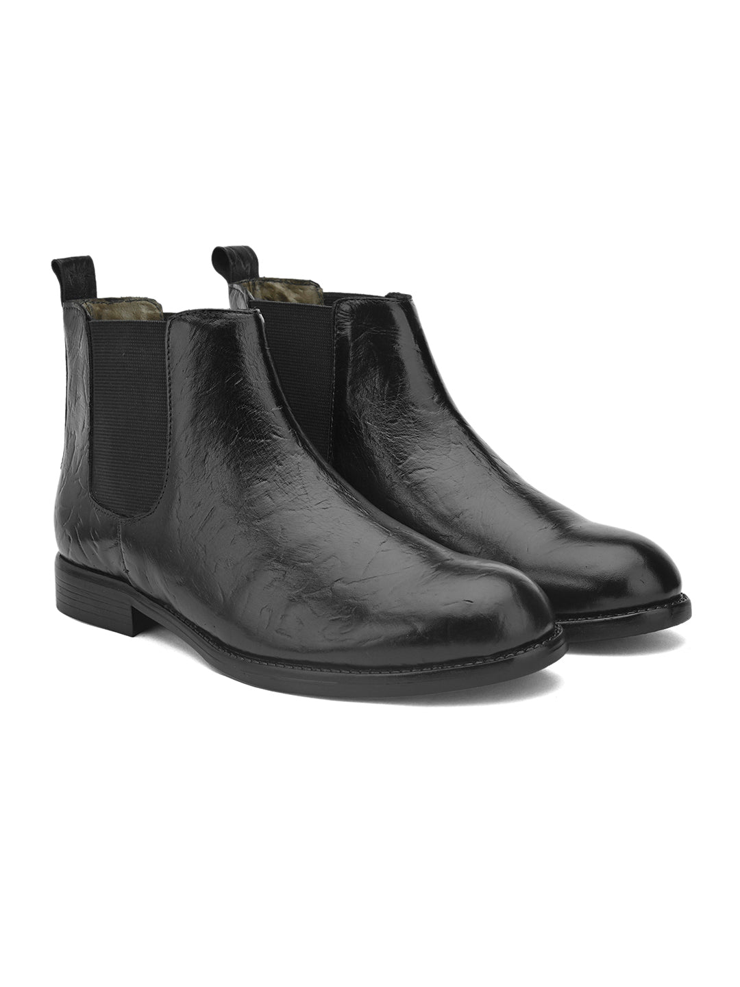 Men's black Chelsea boot