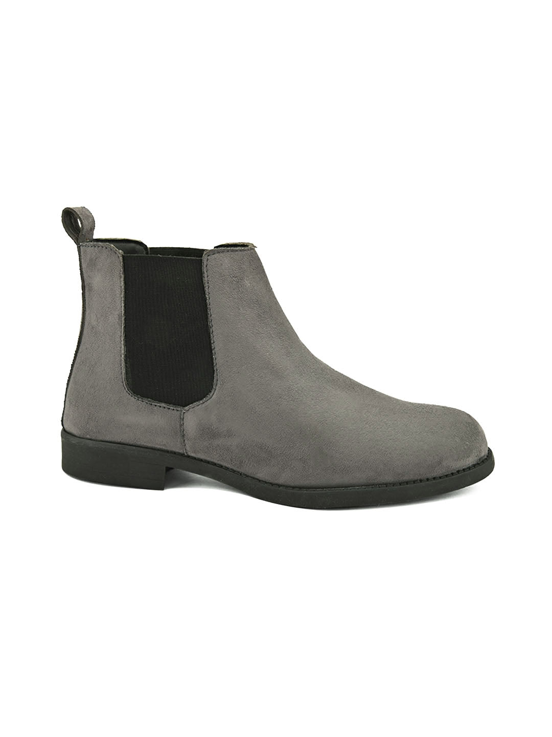 Men's Grey Suede Chelsea boots