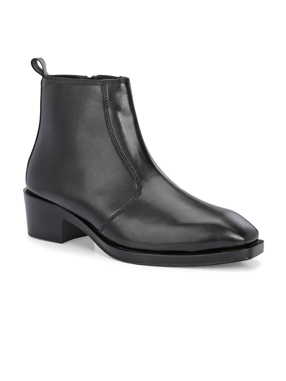 HiREL'S Italian Shape Chelsea Boots Cuban Heel Height Increasing