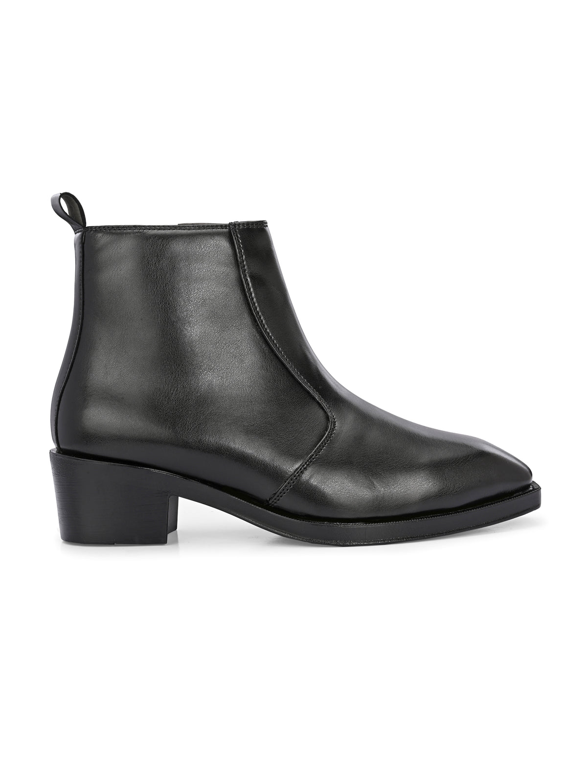 HiREL'S Italian Shape Chelsea Boots Cuban Heel Height Increasing