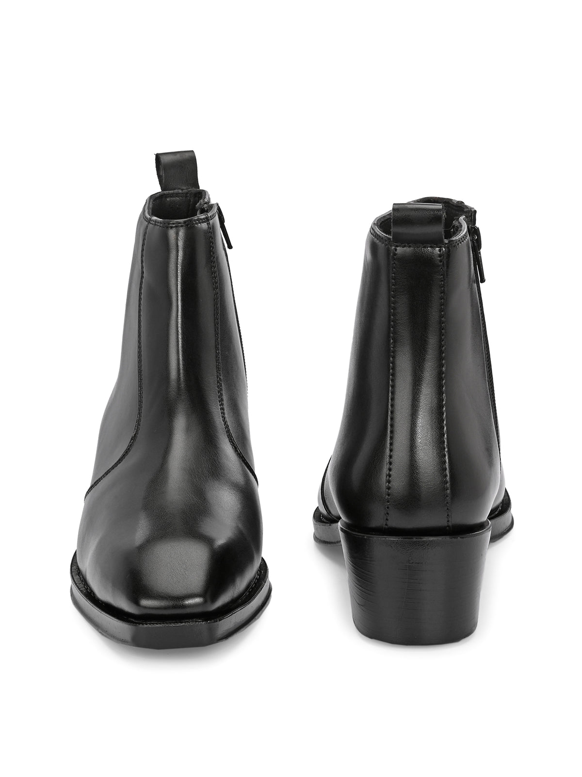HiREL'S Italian Shape Chelsea Boots Cuban Heel Height Increasing