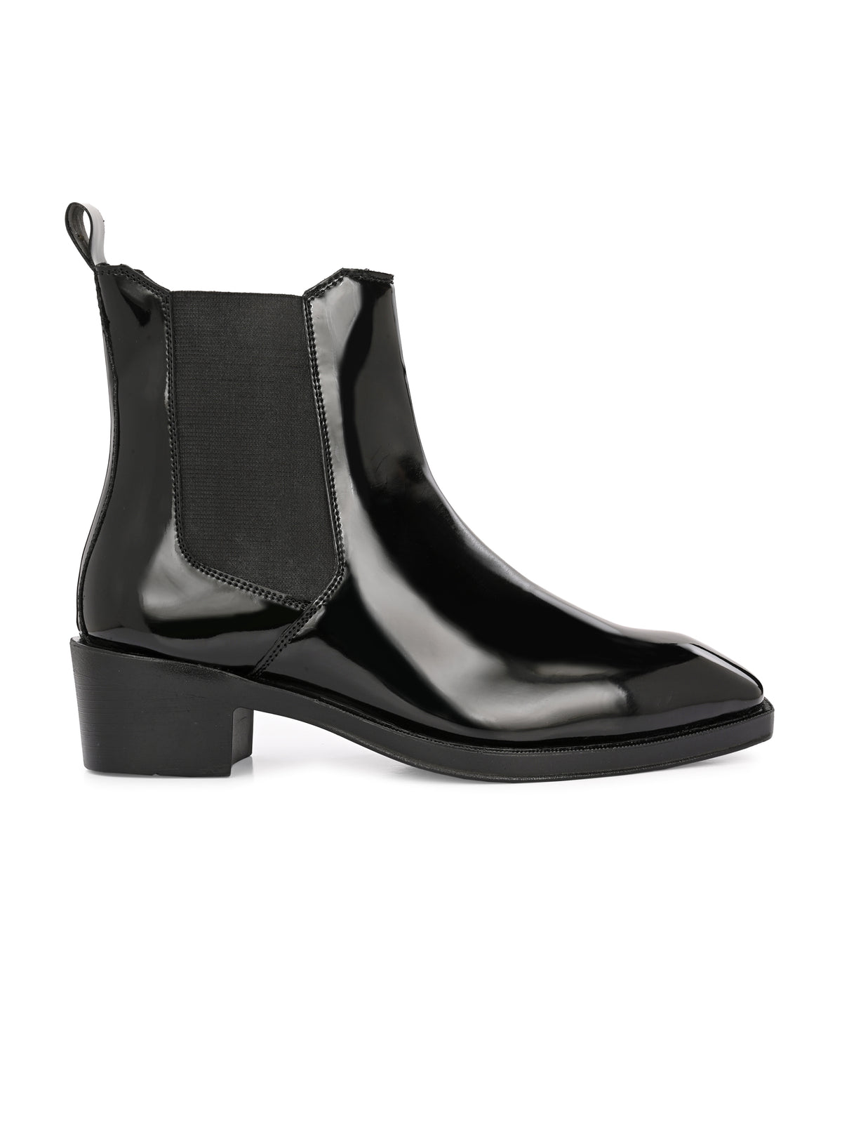 HiREL'S Italian Shape Cuban Heel Chelsea Boots