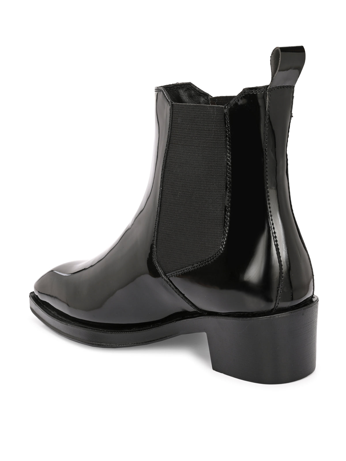 HiREL'S Italian Shape Cuban Heel Chelsea Boots