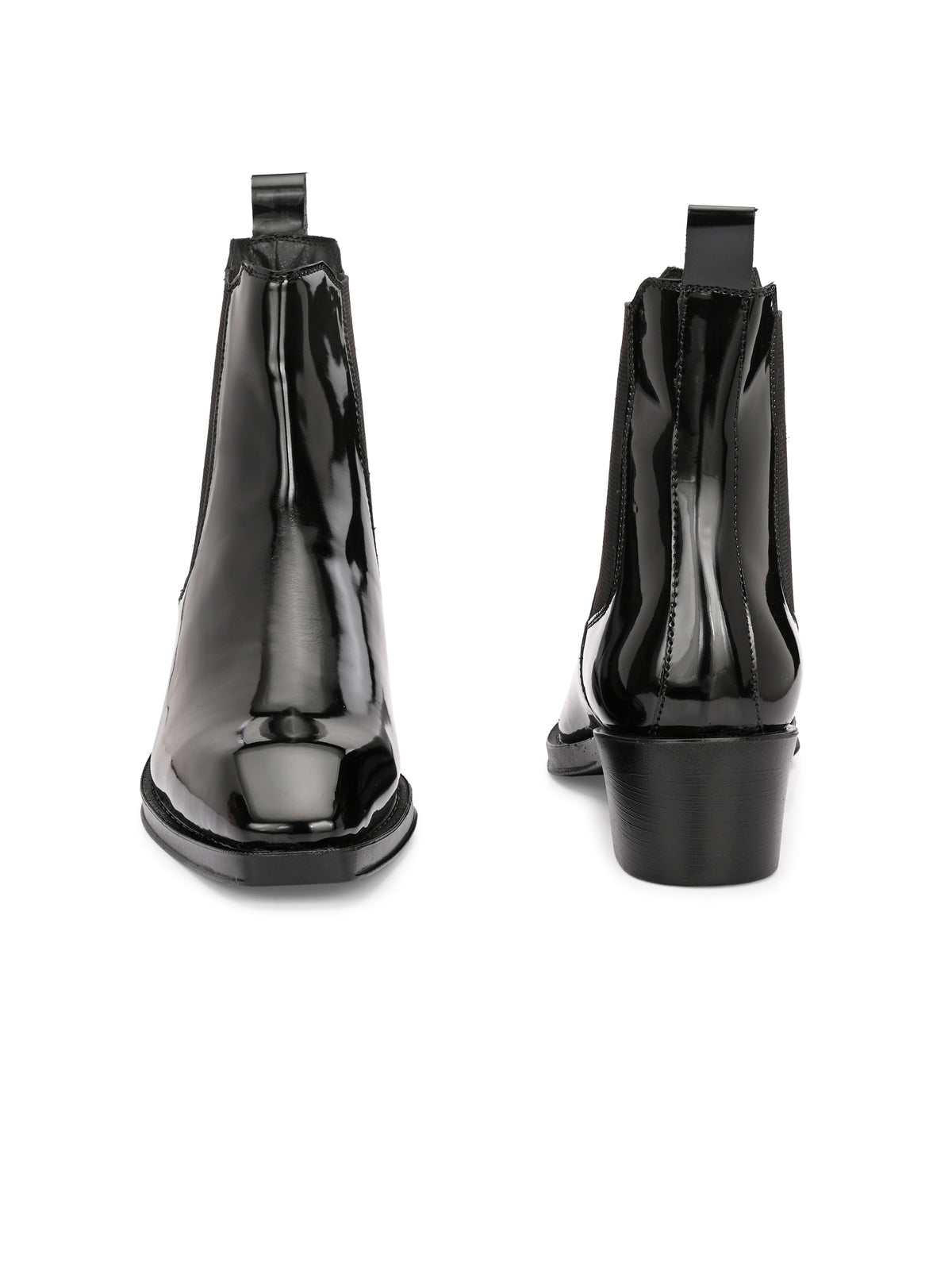HiREL'S Italian Shape Cuban Heel Chelsea Boots