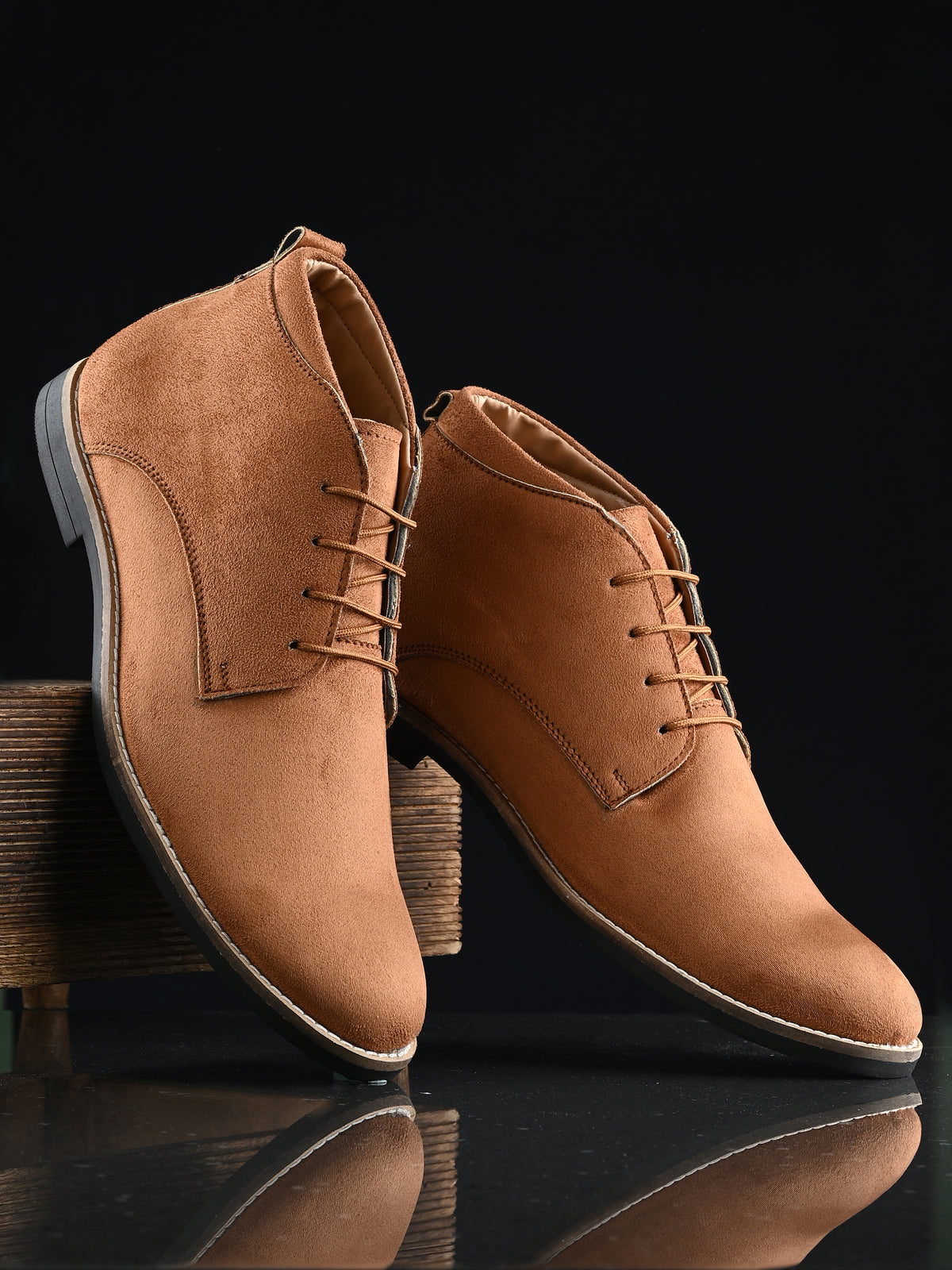 Men's Suede Derby Casual Shoes