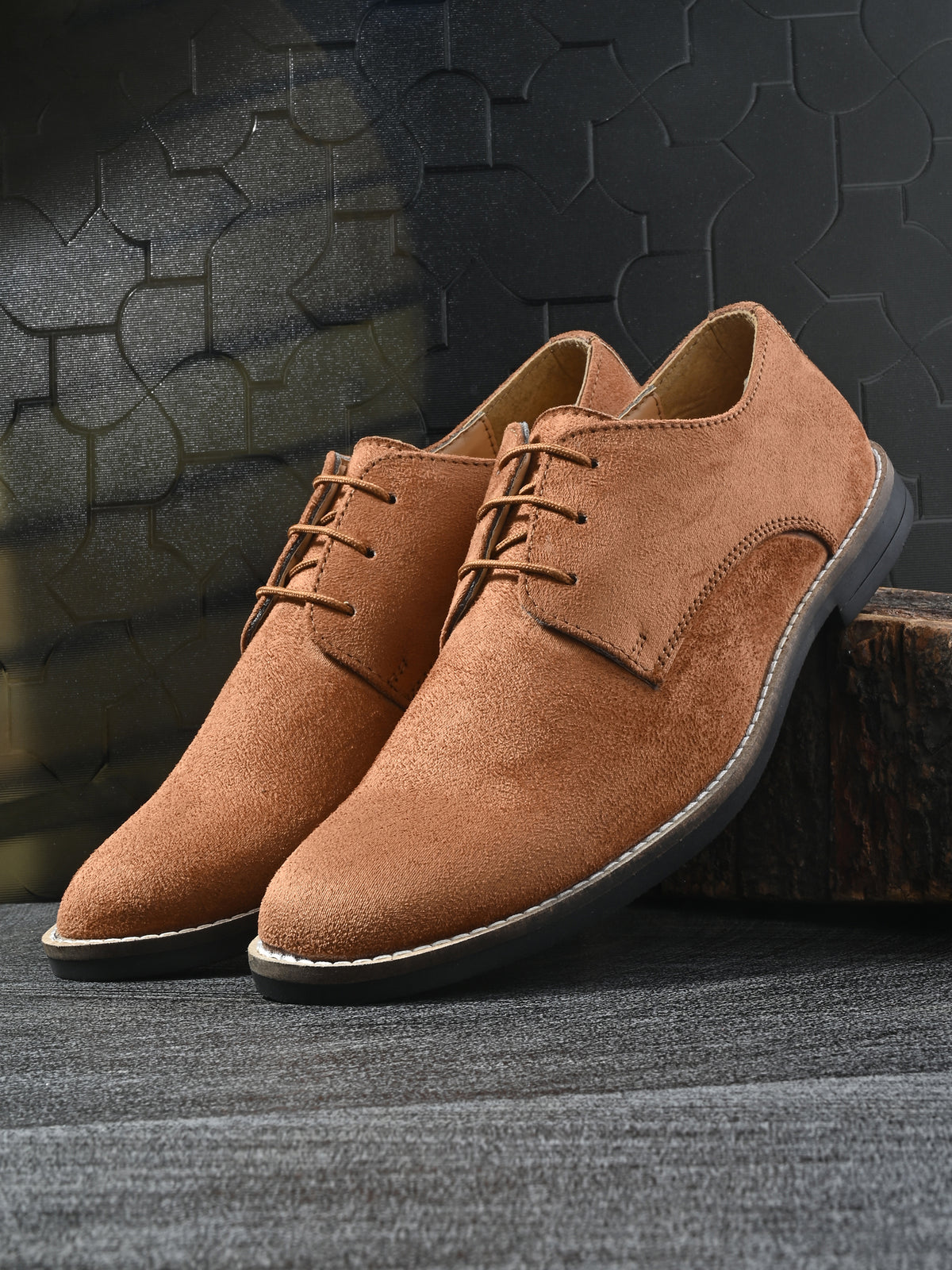 Men's Suede Derby Casual Shoes