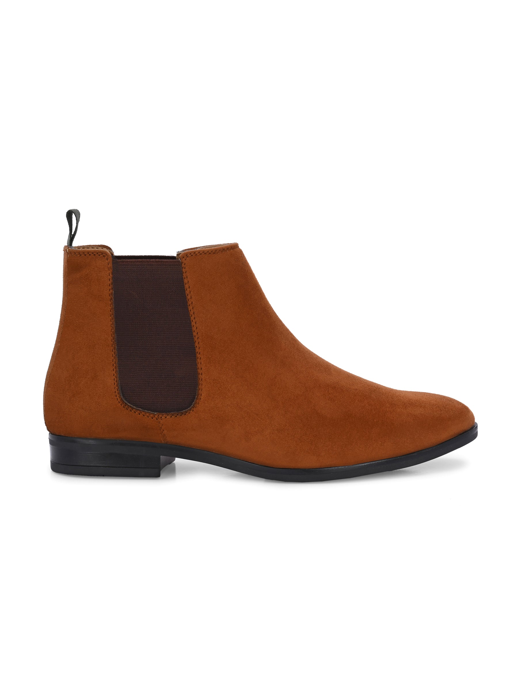 Men's Brown Suede Chelsea Ankle Boots