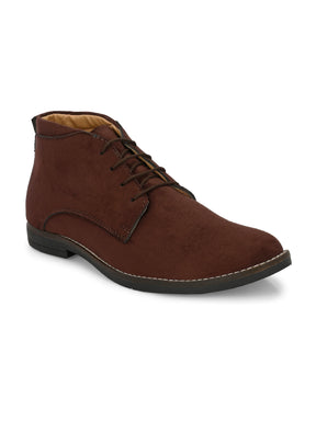 Men's Dark Brown Suede Chukka Boots