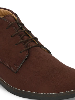 Men's Dark Brown Suede Chukka Boots