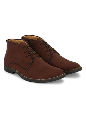 Men's Dark Brown Suede Chukka Boots