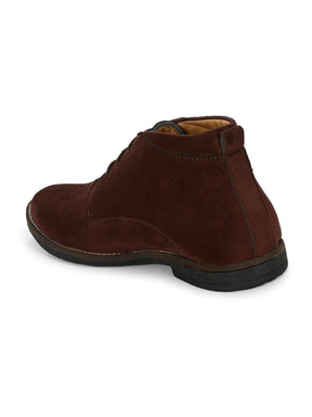 Men's Dark Brown Suede Chukka Boots