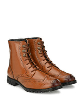 Men's Brown High Ankle Boots