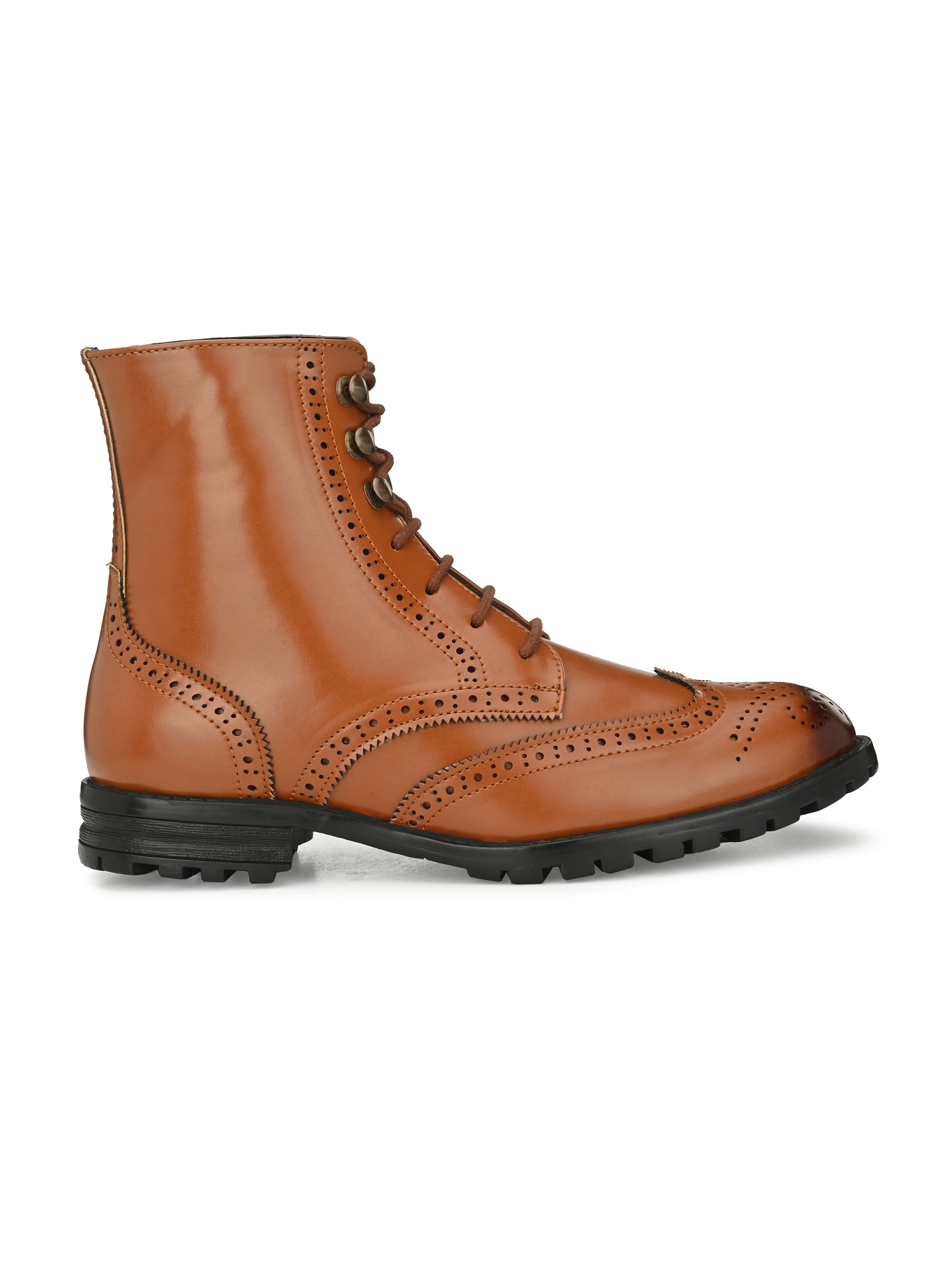 Men's Brown High Ankle Boots