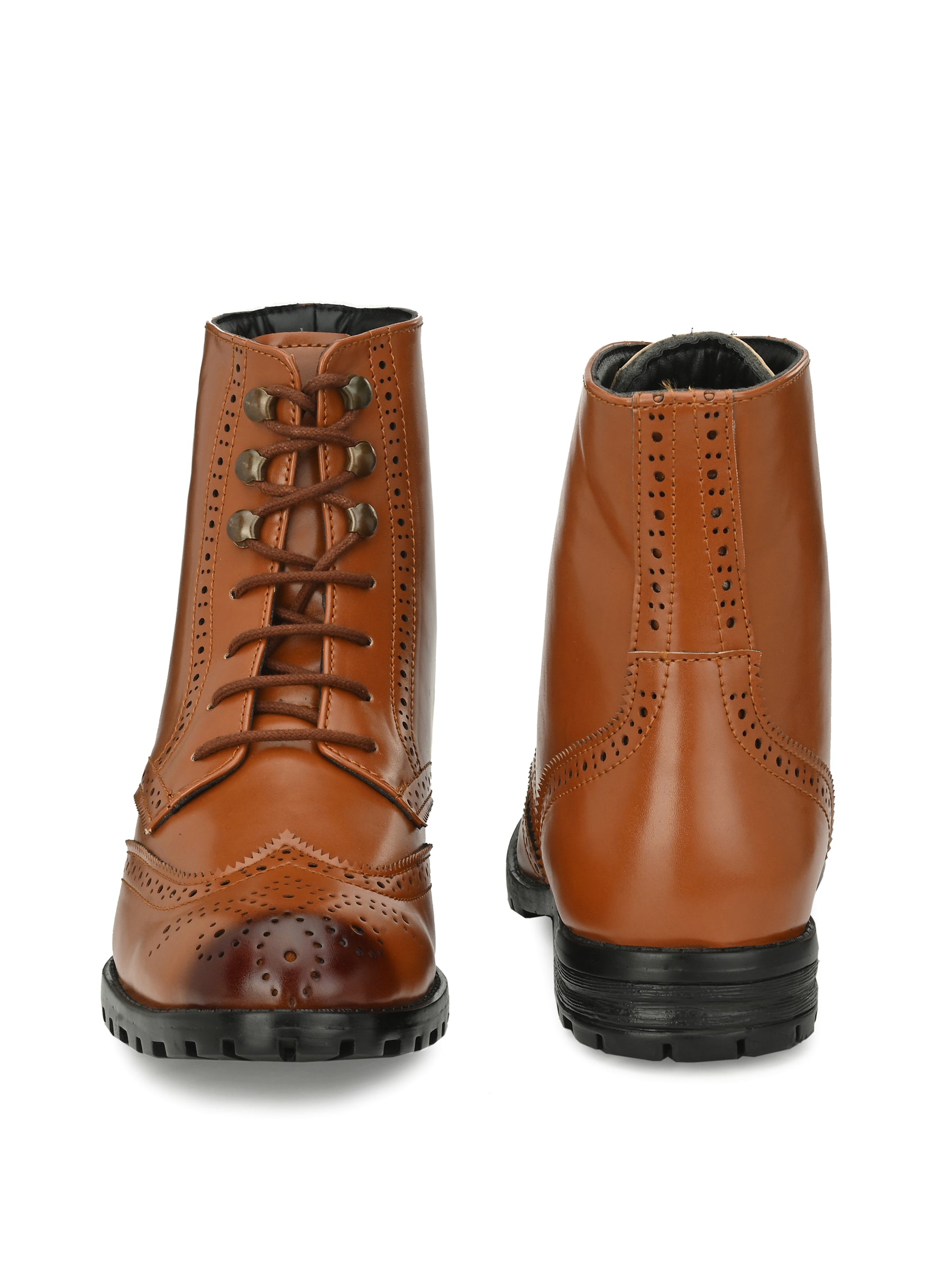 Men's Brown High Ankle Boots