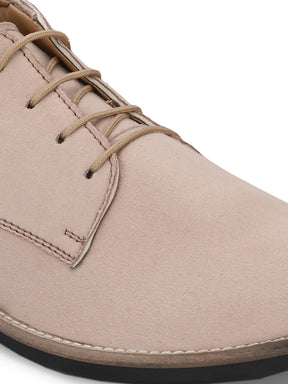 Men Beige Suede Chukka Boots