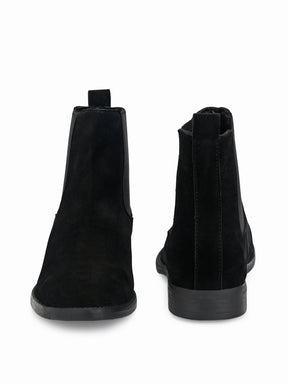 Men's Black Suede Chelsea boots