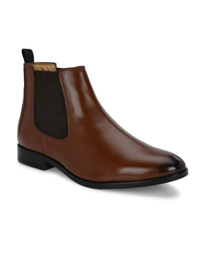 Men's Casual Heeled Chelsea Boots