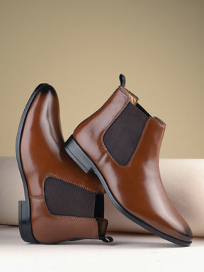 Men's Casual Heeled Chelsea Boots