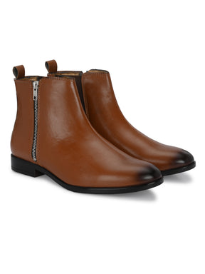 Men's zip-up Chelsea boots