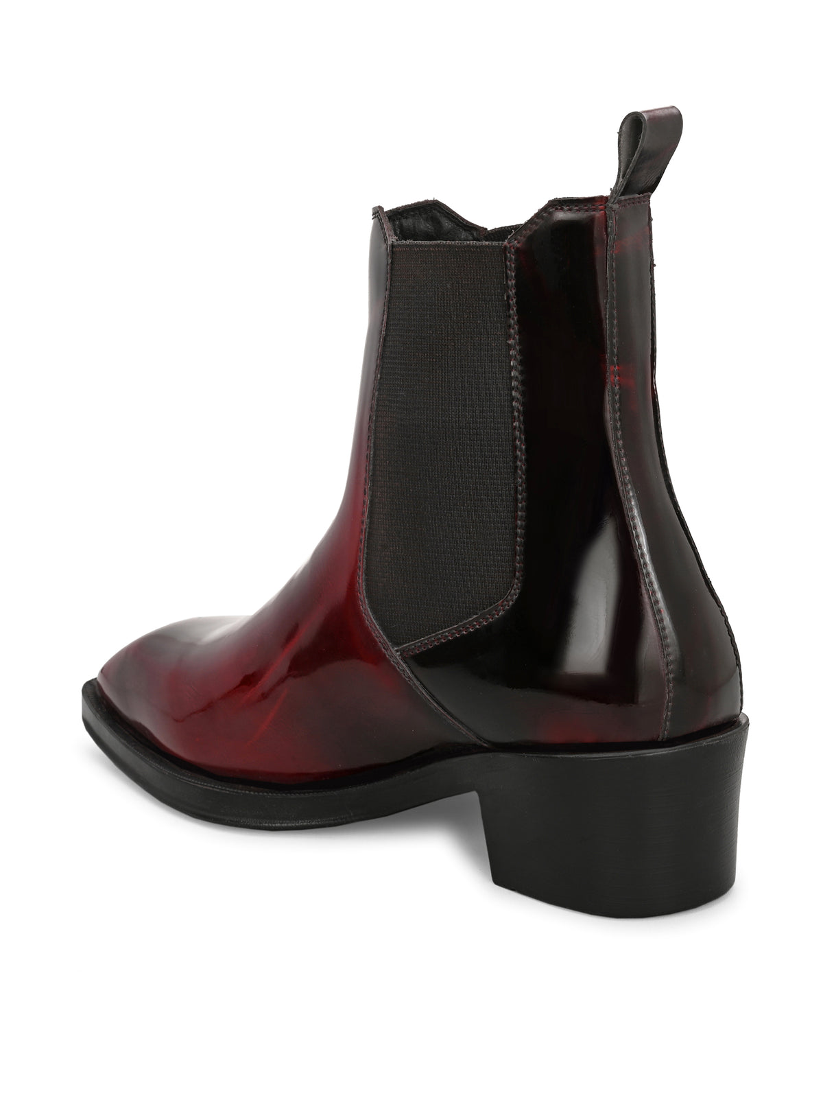 HiREL'S Italian Shape Cuban Heel Chelsea Boots