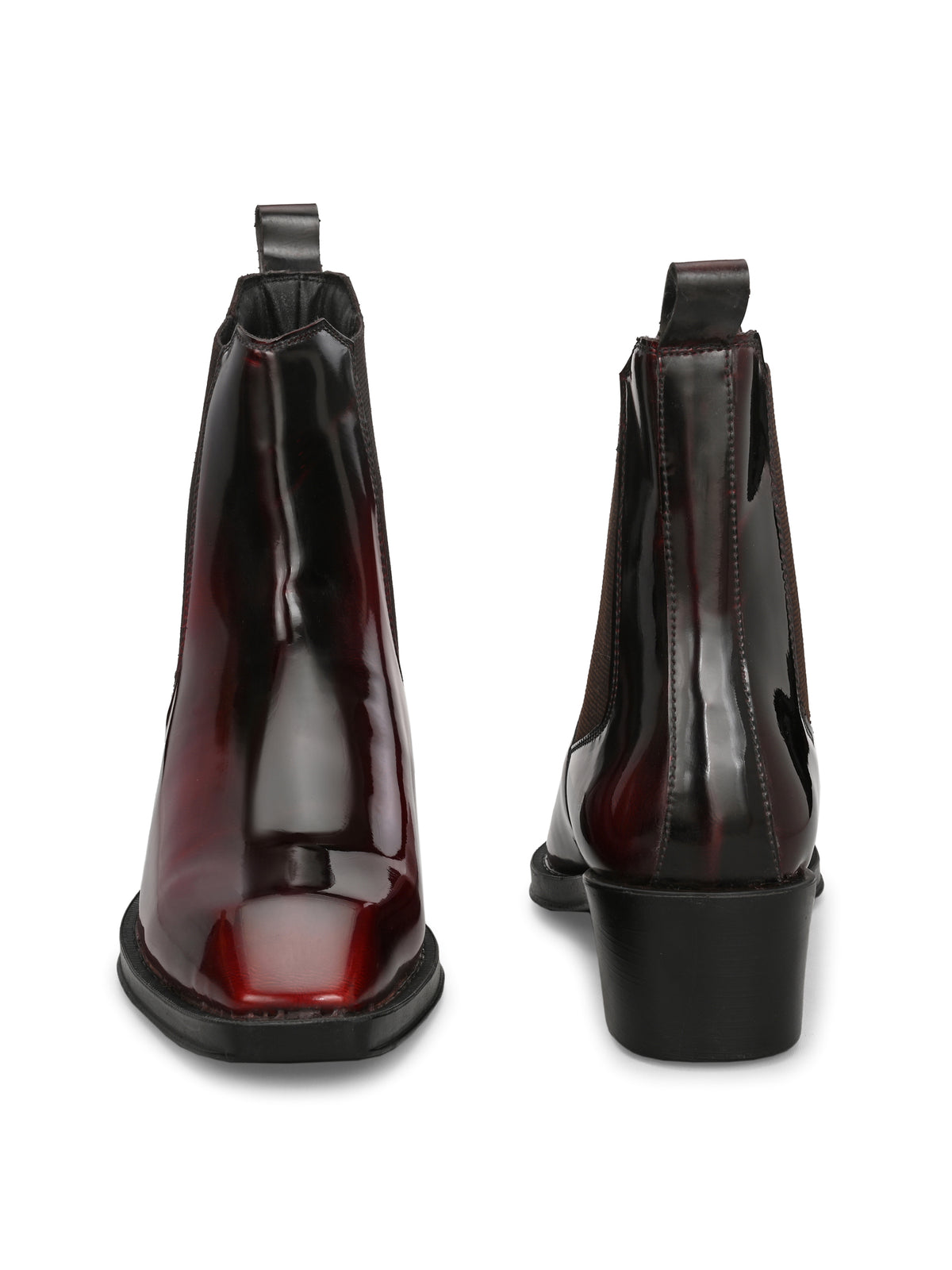 HiREL'S Italian Shape Cuban Heel Chelsea Boots