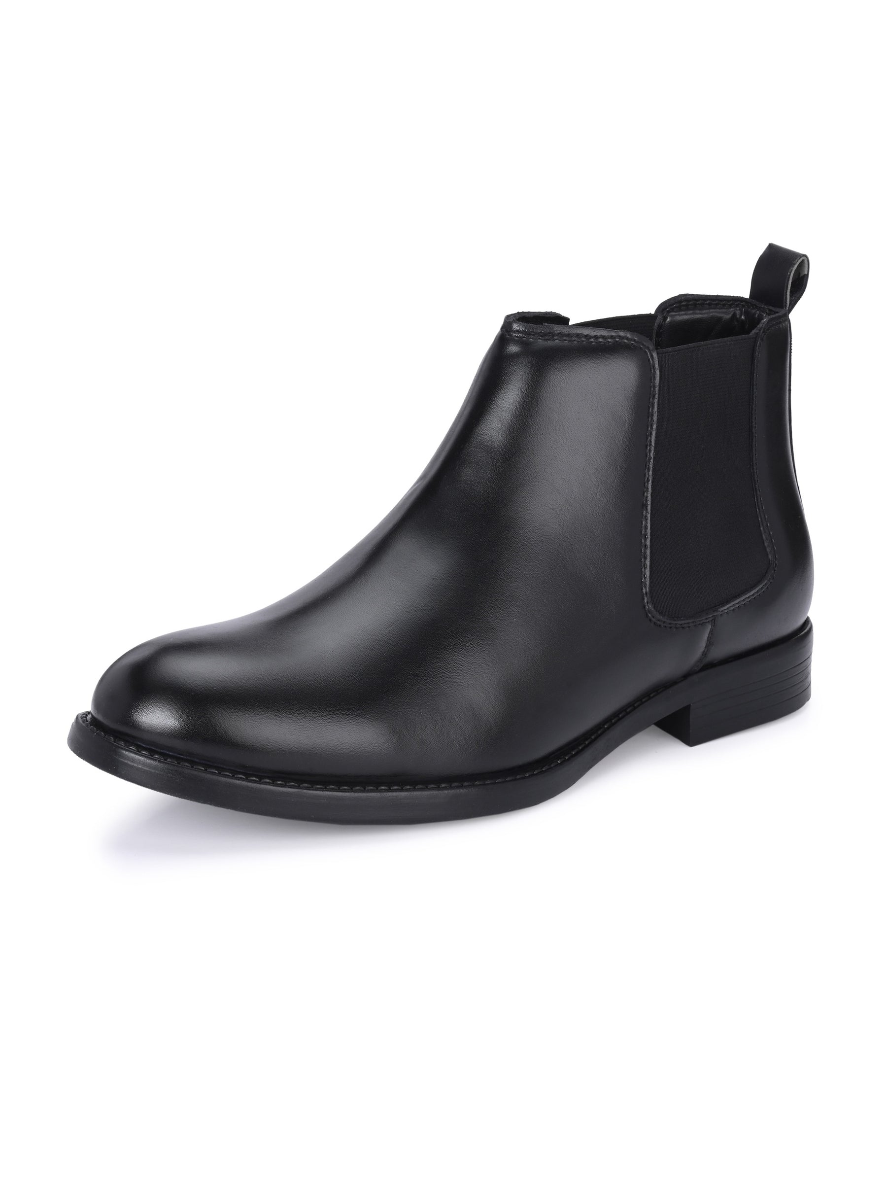 Men's Black Casual Chelsea Boots