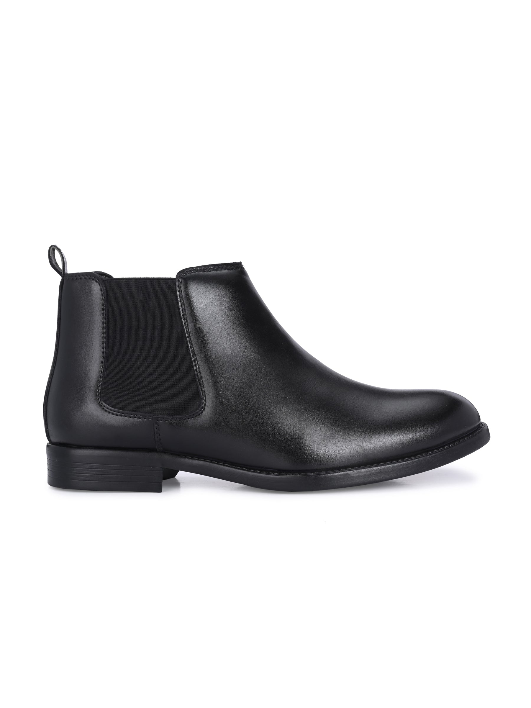 Men's Black Casual Chelsea Boots