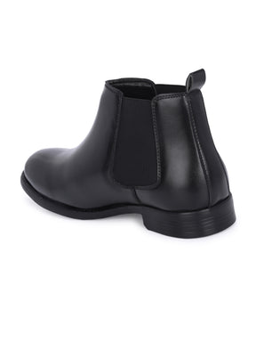 Men's Black Casual Chelsea Boots