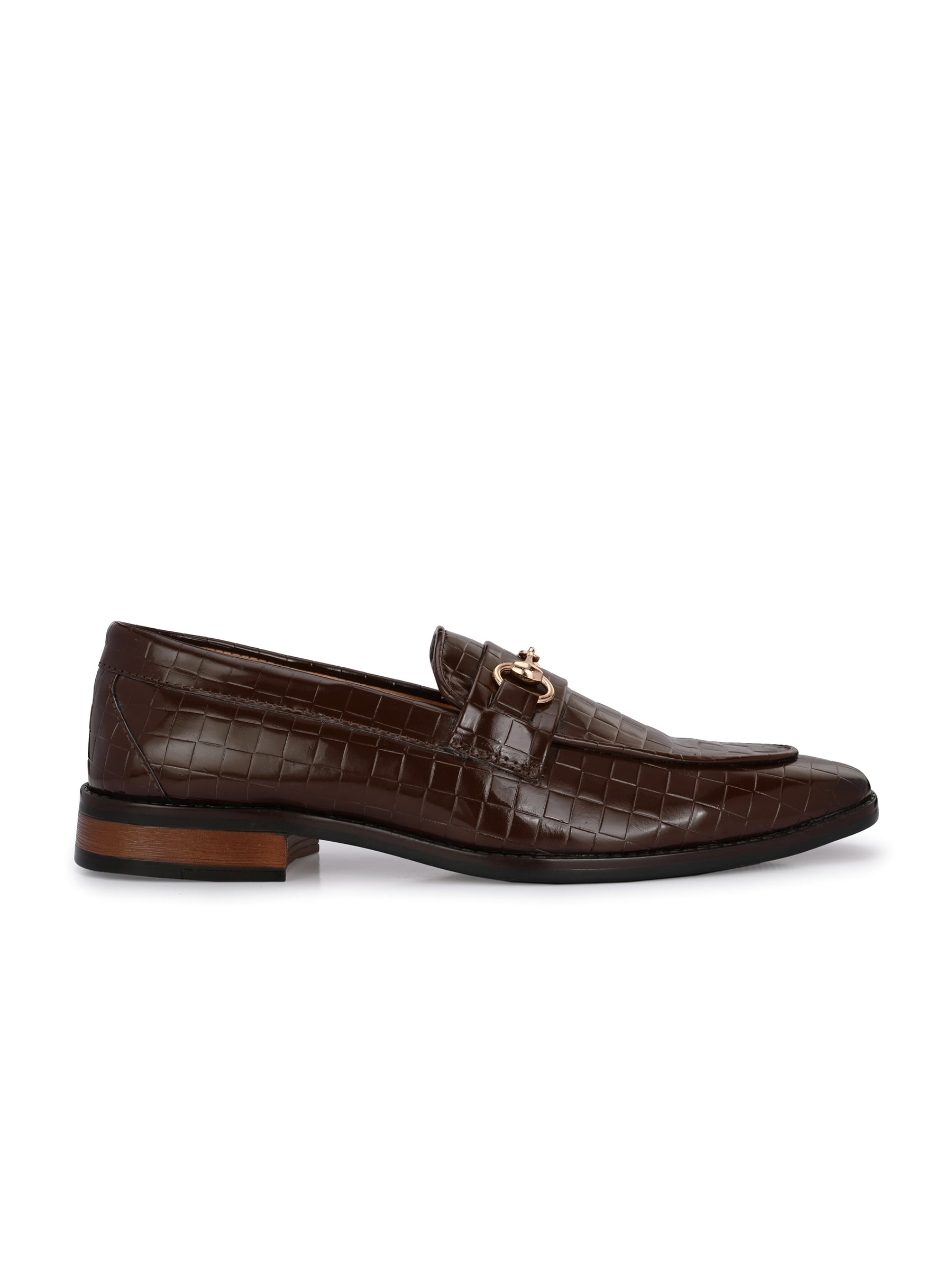 Men's Croc Textured Formal Loafers