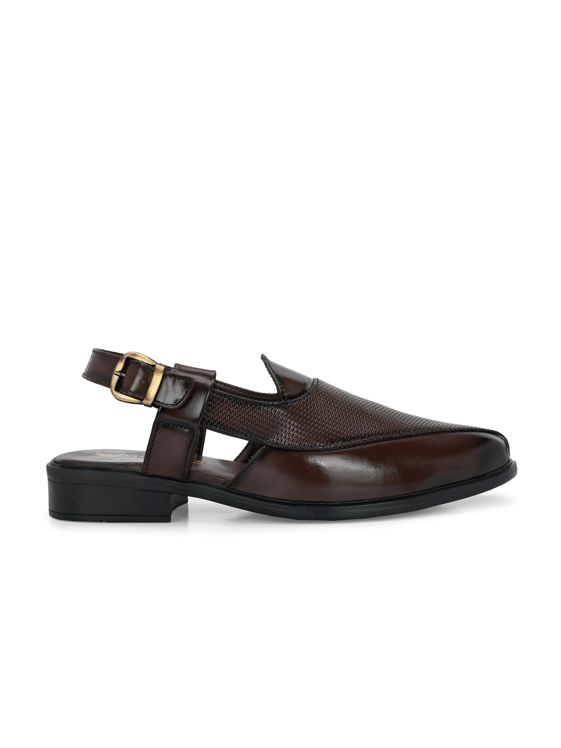 Men's Brown Peshawari Ethnic Sandals