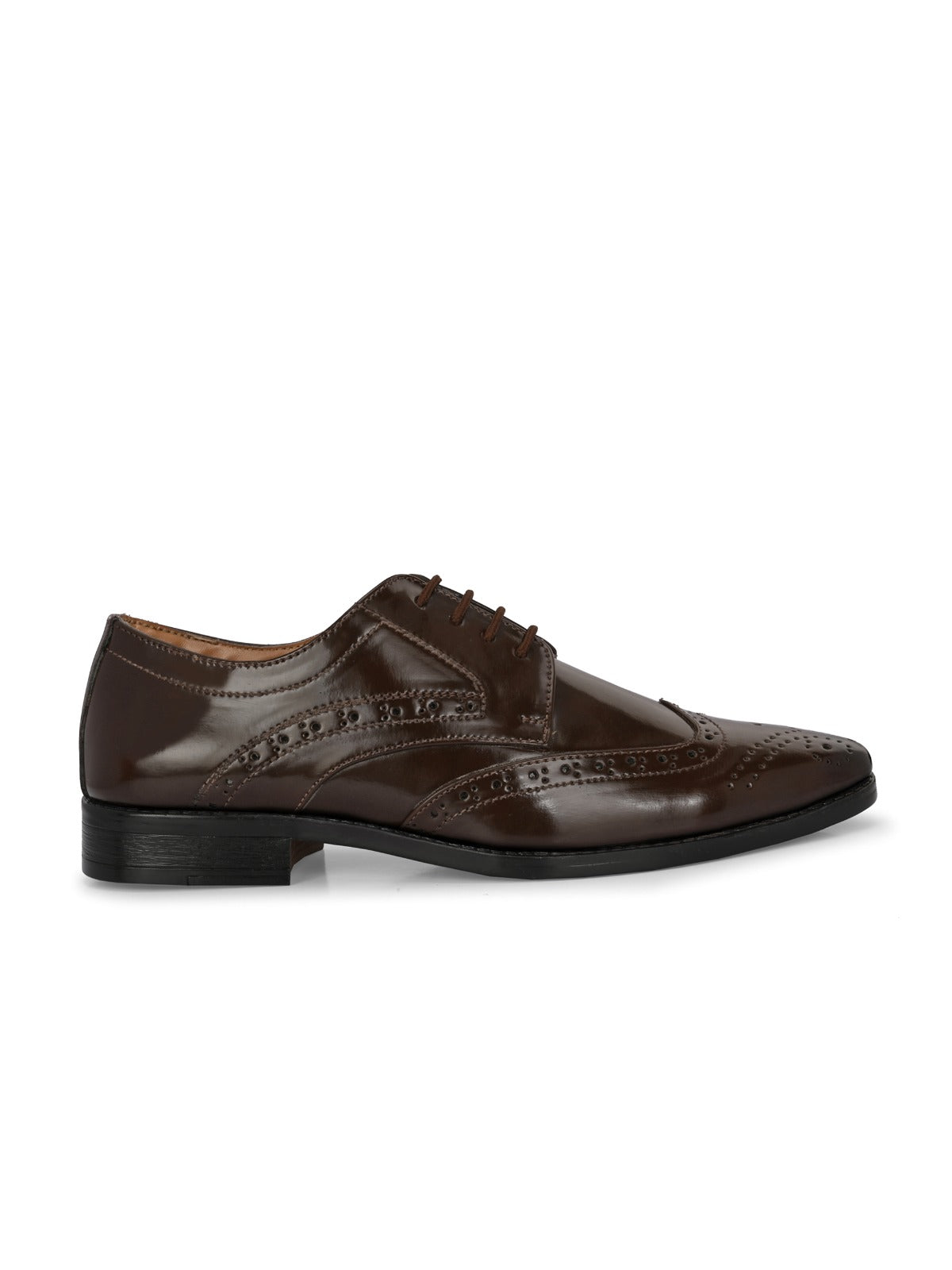 Men's Brown Brogue Oxford Shoes