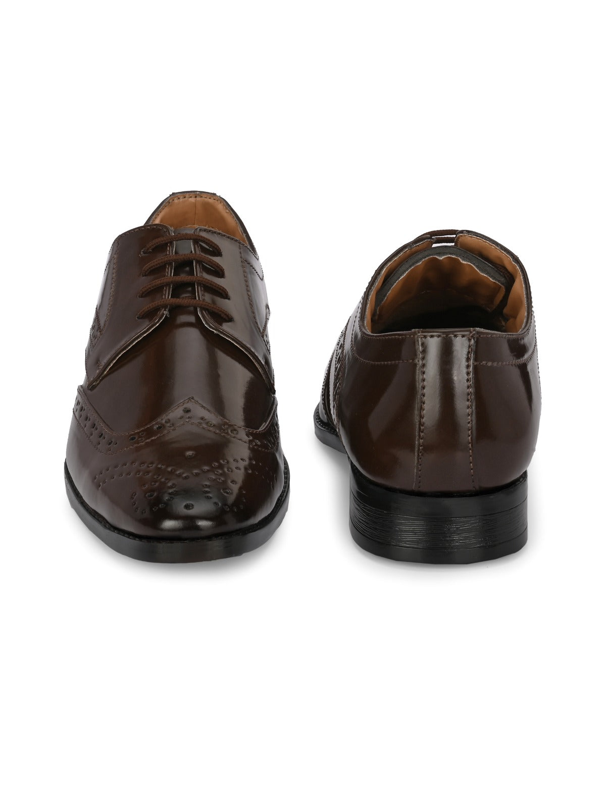 Men's Brown Brogue Oxford Shoes