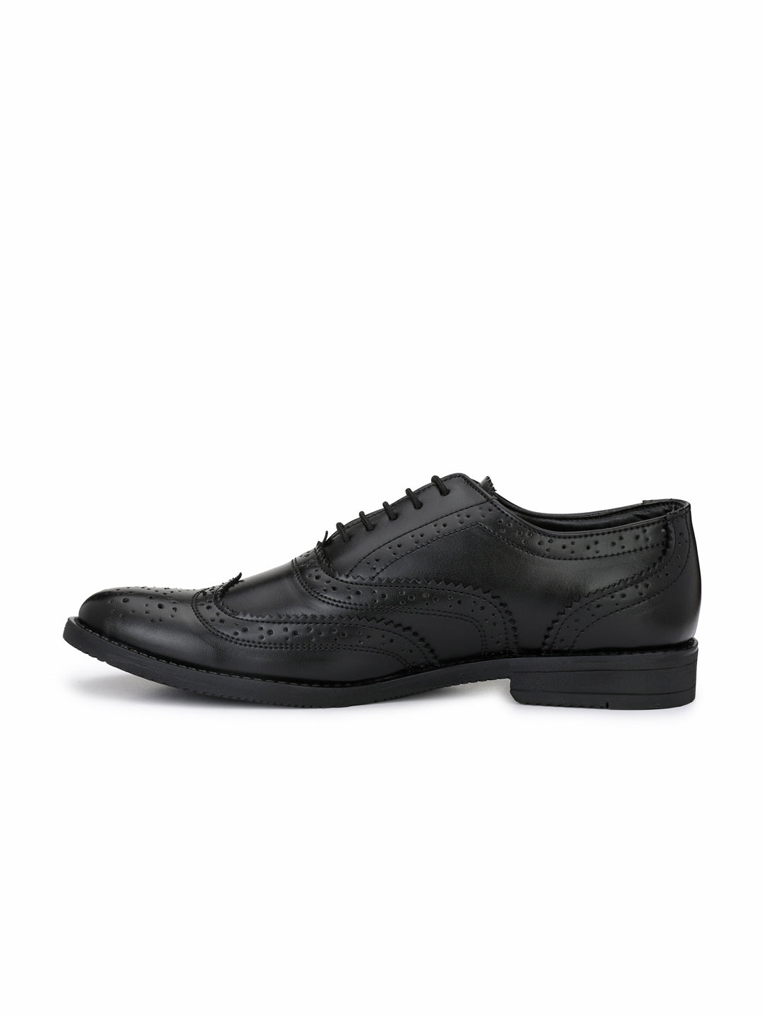 Men's Black Brogue Oxford Shoes