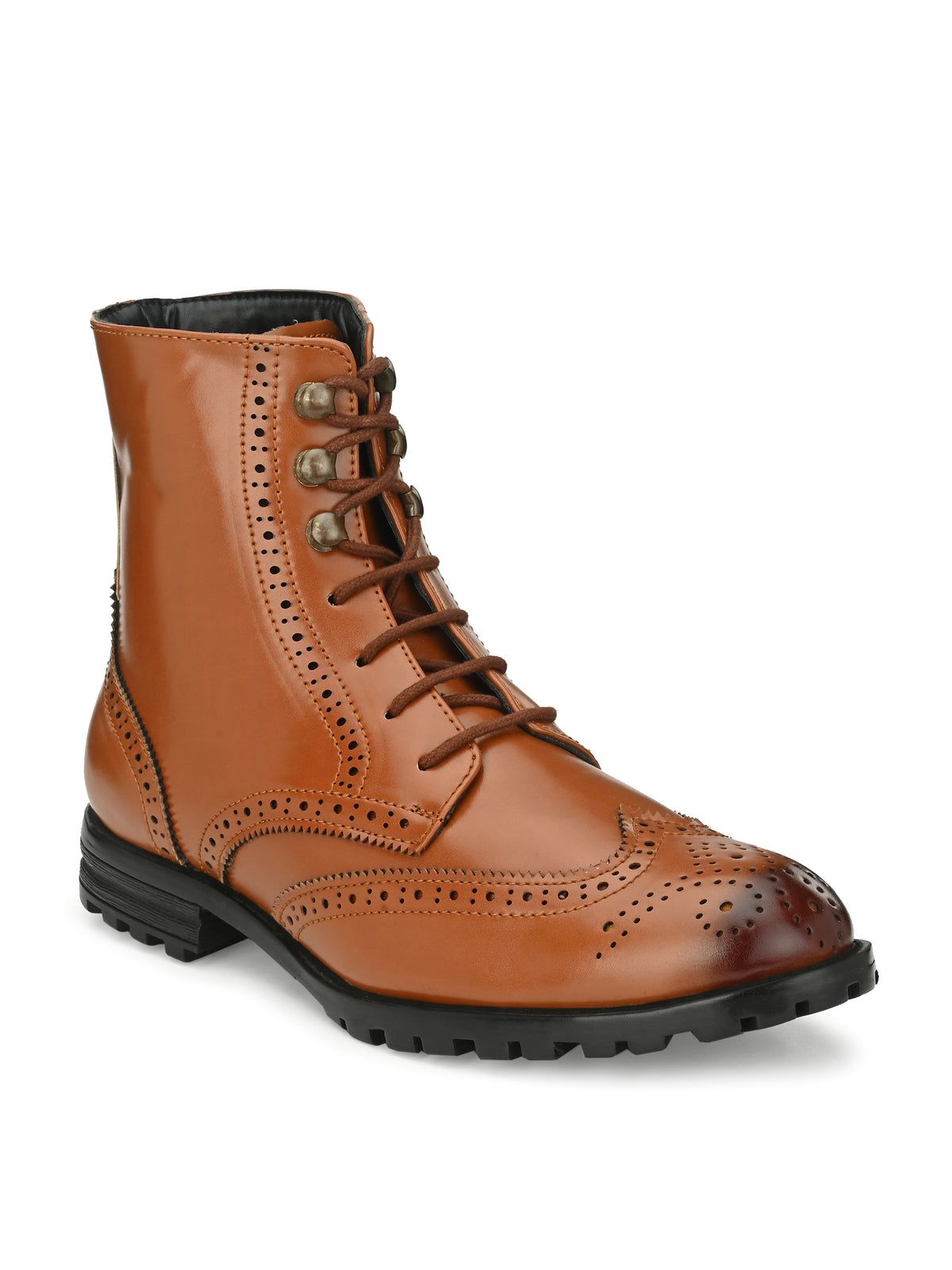 Men's Brown High Ankle Boots